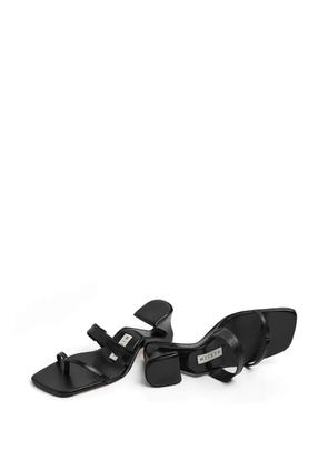 Miista sculptural-heel toe-strap sandals - Black