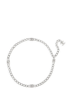 CHANEL Pre-Owned 1997 Interlocking CC chain belt - Silver