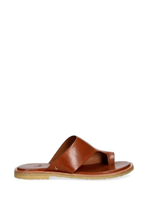BILLI BI toe-strap leather sandals - Brown