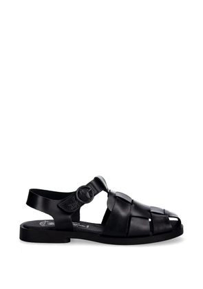 Fly London interwoven leather sandals - Black