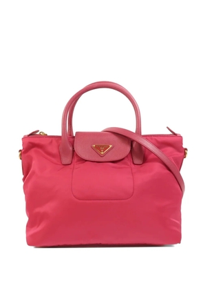 Prada Pre-Owned Tessuto Saffiano shoulder bag - Pink