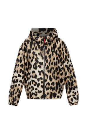 Givenchy leopard jacquard windbreaker - Neutrals