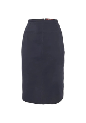 Max Mara zip-fastening mini skirt - Blue