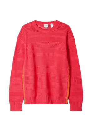 Paul Smith open-knit striped sweater - Pink