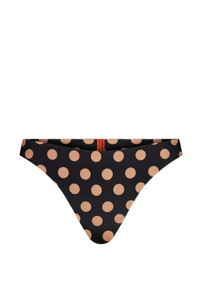 Simon Miller Bwai polka-dot bikini bottoms - Black