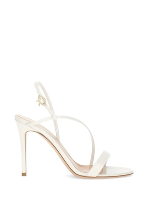 Gianvito Rossi Manhattan 95 leather sandals - White
