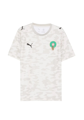 PUMA x Salehe Bembury x Morocco camouflage-print logo-patch T-shirt - Neutrals