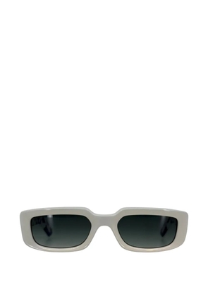 Chrome Hearts Zelda rectangle-frame sunglasses - White