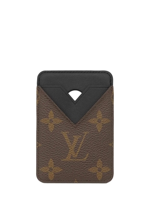 Louis Vuitton Pre-Owned 2024 Monogram Macassar Magnetic card holder - Brown