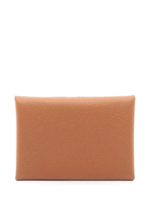 Hermès Pre-Owned Calviduo Clemence coin purse - Neutrals