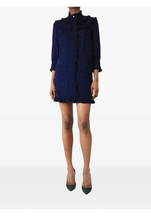 SANDRO jacquard mini dress - Blue