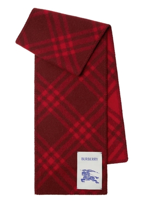 Burberry Vintage Check wool scarf - Red
