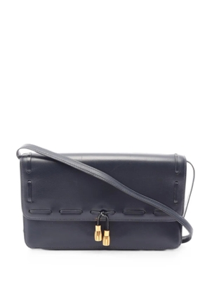 Hermès Pre-Owned 1982 tassel shoulder bag - Blue
