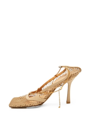 Bottega Veneta Pre-Owned Stretch mesh pumps - Neutrals