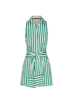 Simon Miller Inna striped sleeveless mini dress - Green