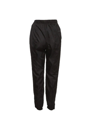 Prada Pre-Owned Re-Nylon Triangle logo track pants - Black