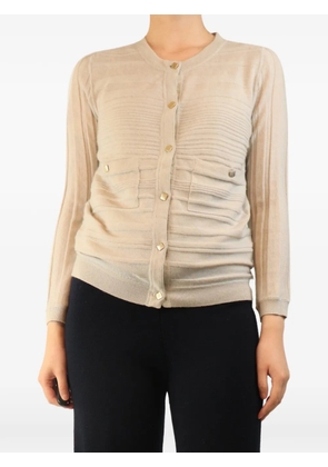 Chloé Vintage button-up cashmere cardigan - Neutrals
