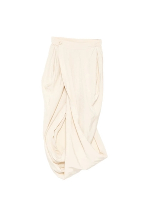 Uma Wang Gink midi skirt - Neutrals