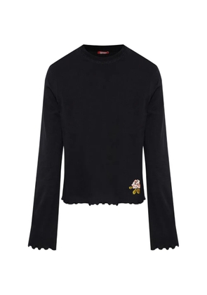 Diesel Set-Lorelai-D-Core floral-print pajamas - Black
