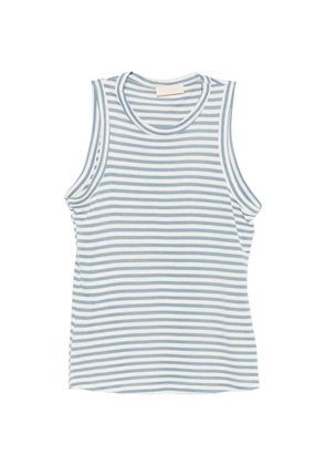MOMONÌ Rue striped sleeveless T-shirt - Blue