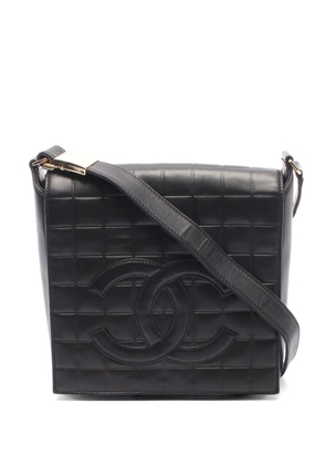 CHANEL Pre-Owned 2000-2002 Chocolate Bar Coco Mark shoulder bag - Black