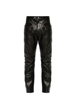 DSQUARED2 leather trousers - Black