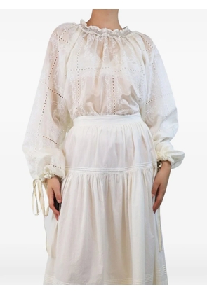 LUG VON SIGA embroidered blouse - White