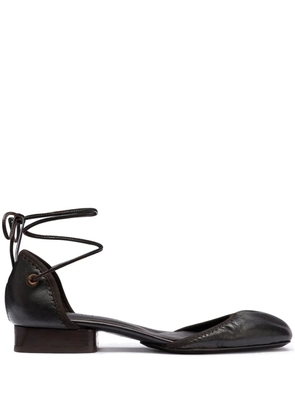 LEMAIRE Micro ballet flats - Black