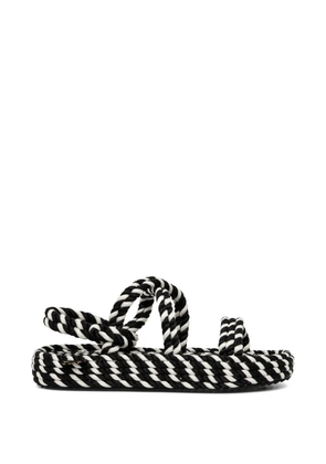 BOHONOMAD Bahamas braided rope sandals - Black
