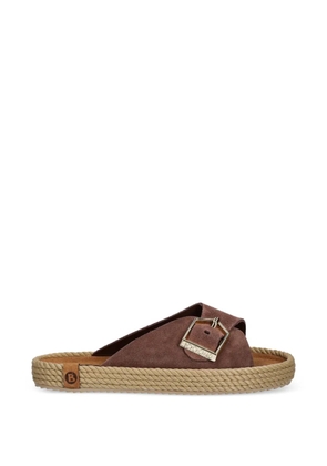 BOHONOMAD Casablanca buckle-fastening braided espadrilles - Brown