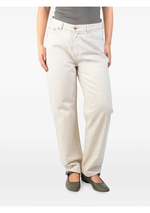 SAMSOE SAMSOE bleached jeans - White