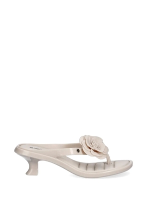Melissa Kitten Heel Petals sandals - Neutrals