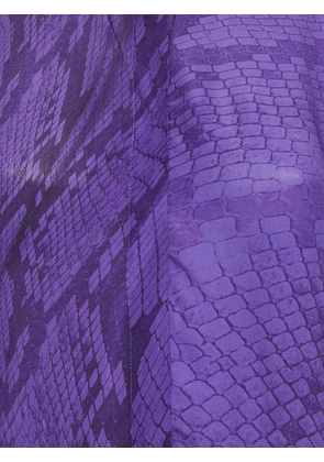 Just Cavalli Vintage snakeskin-print shirt - Purple