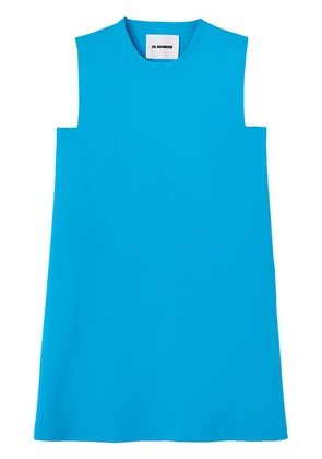Jil Sander sleeveless shift dress - Blue