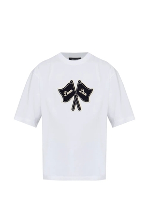 DSQUARED2 flag-patch T-shirt - White