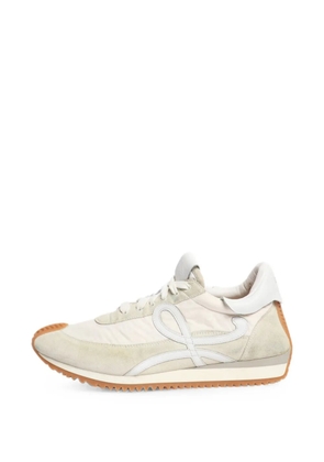 Loewe Pre-Owned Neutral Flow suede sneakers - Neutrals
