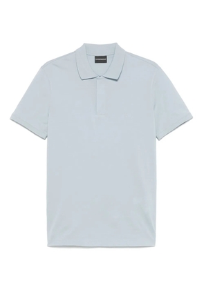 Emporio Armani piqué polo shirt - Blue