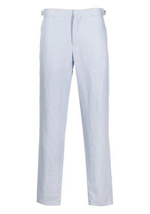 Orlebar Brown Griffon linen straight-leg trousers - Blue