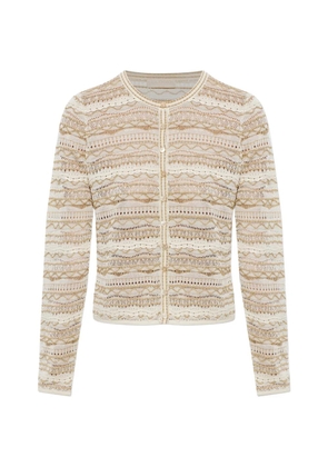 Ulla Johnson pointelle-knit button-up cardigan - Neutrals