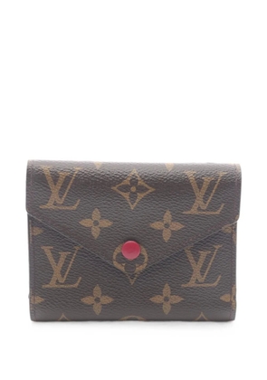 Louis Vuitton Pre-Owned 2018 Victorine Monogram trifold wallet - Brown