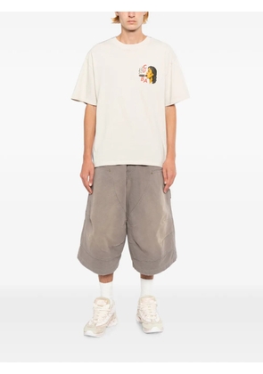 Melt graphic-printed T-shirt - Neutrals