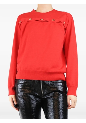 Bottega Veneta Pre-Owned button-front sweater - Red