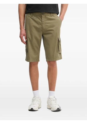 Aeronautica Militare logo-plaque cargo shorts - Green