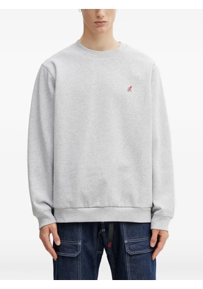 Gramicci logo-embroidered crew-neck sweater - Grey