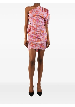 Isabel Marant Vintage ruched one-shoulder dress - Pink