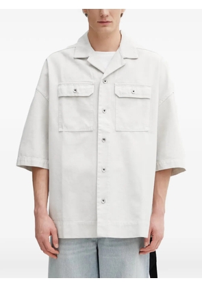 Rick Owens DRKSHDW Magnum Tommy patch-pocket short-sleeve shirt - Grey