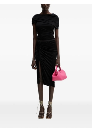 Rick Owens Lilies Lola ruched boat-neck top - Black