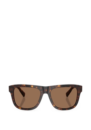 Dolce & Gabbana Eyewear tortoiseshell-effect square-frame sunglasses - Brown