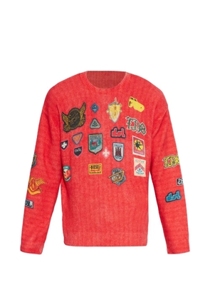 Diesel K-Patcy patch-detail sweater - Red