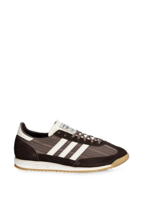 adidas SL 72 suede-panelled mesh sneakers - Brown